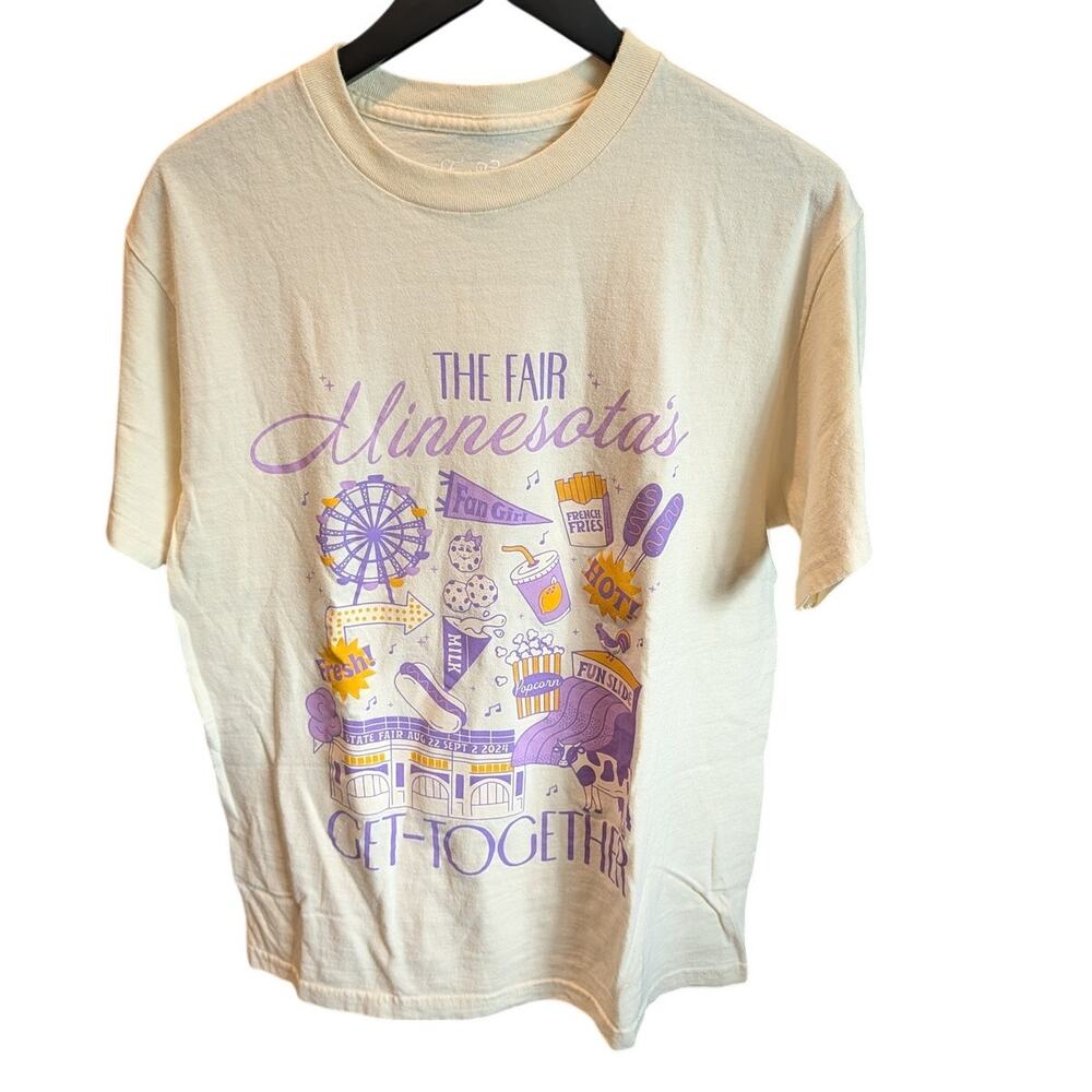 Minnesota State Fair 2024 Fan Girl Graphic T-Shirt Medium Get Together